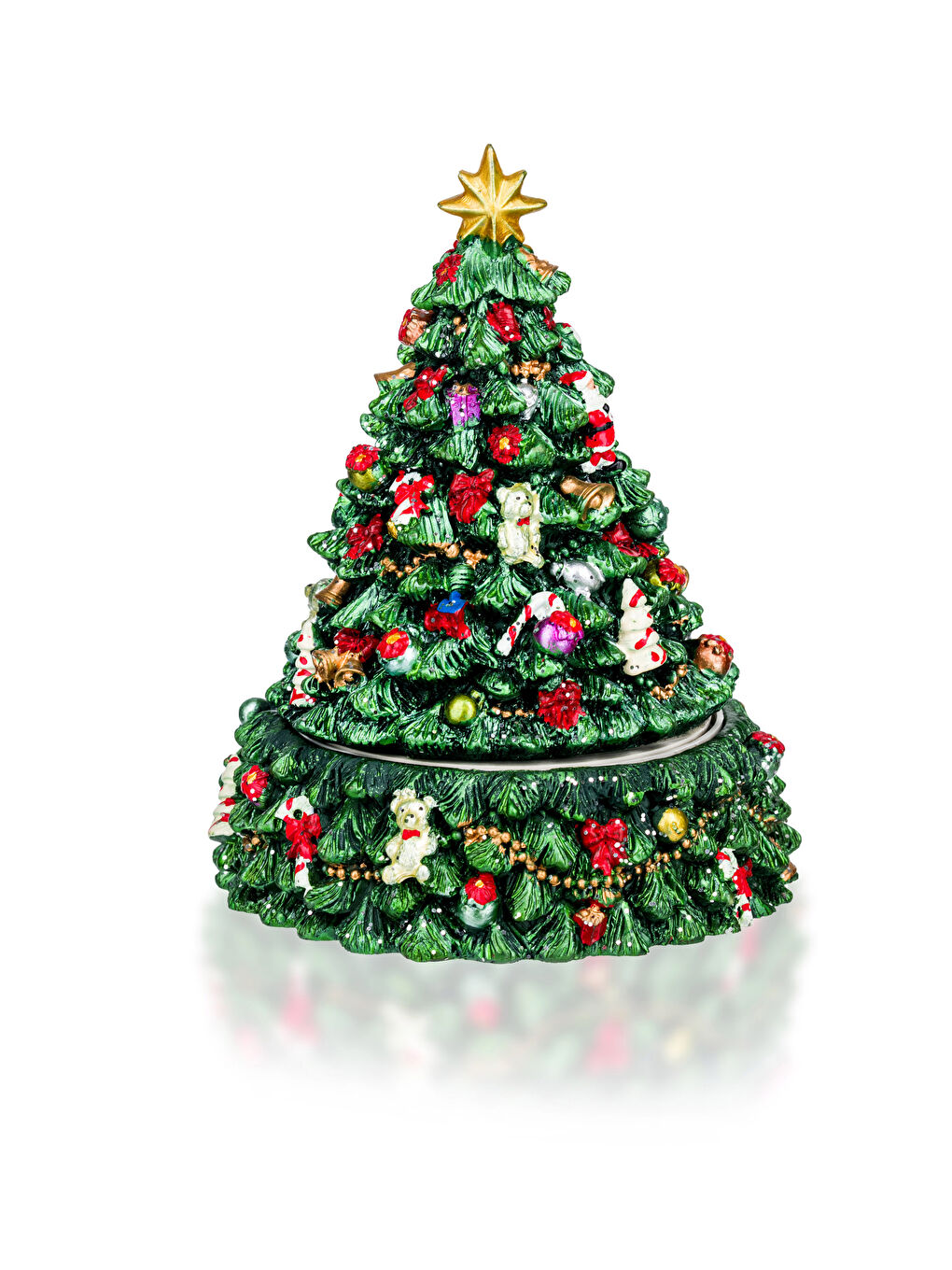LCW HOME Christmas Tree Figured Music Box 12x12x16 Cm -W28472Z8-F9C