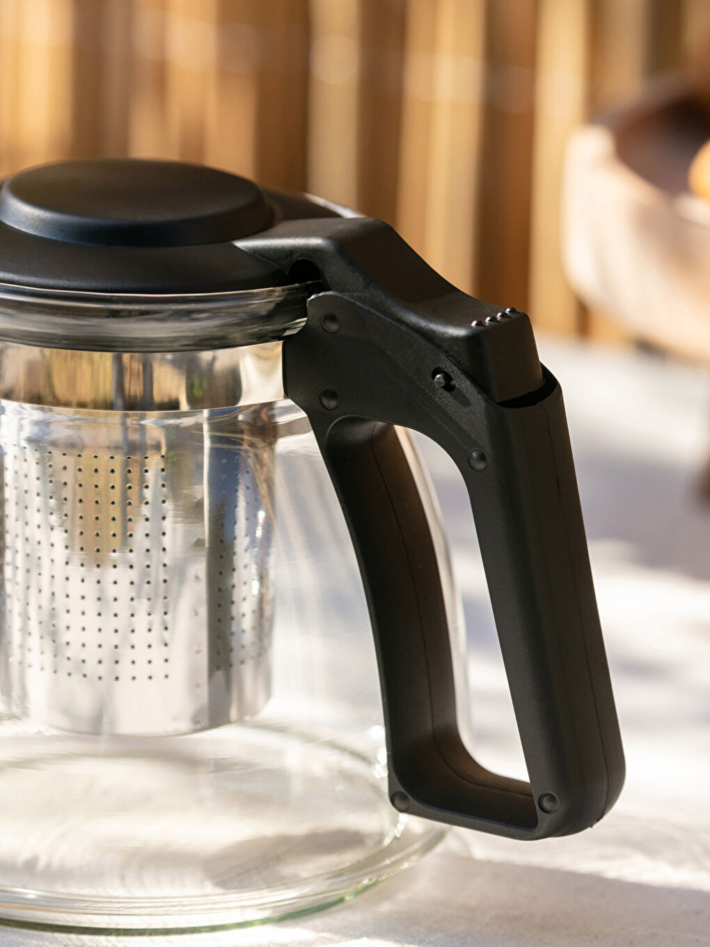 Шыны шәйнек тот баспайтын болат сүзгісімен 900 мл-2