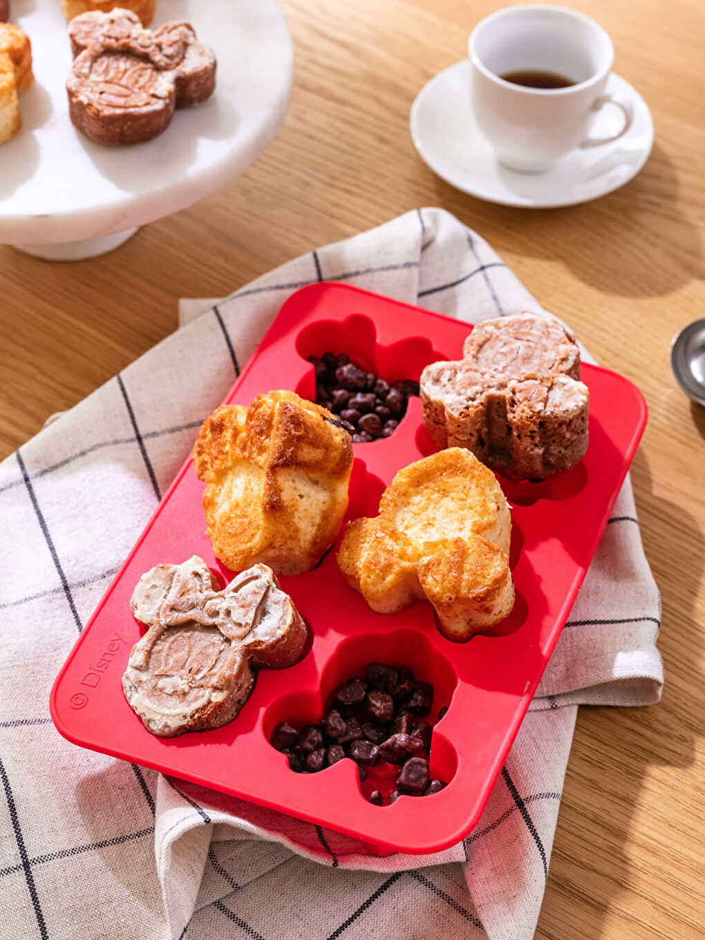 Kırmızı Mickey Mouse Lisanslı Silikon Kek Kalıbı-1