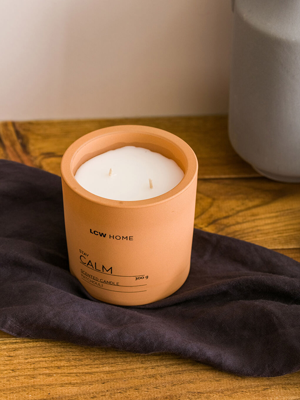 Printed Scented Decorative Glass Candle 300 Gr -W2AJ27Z8-LSL