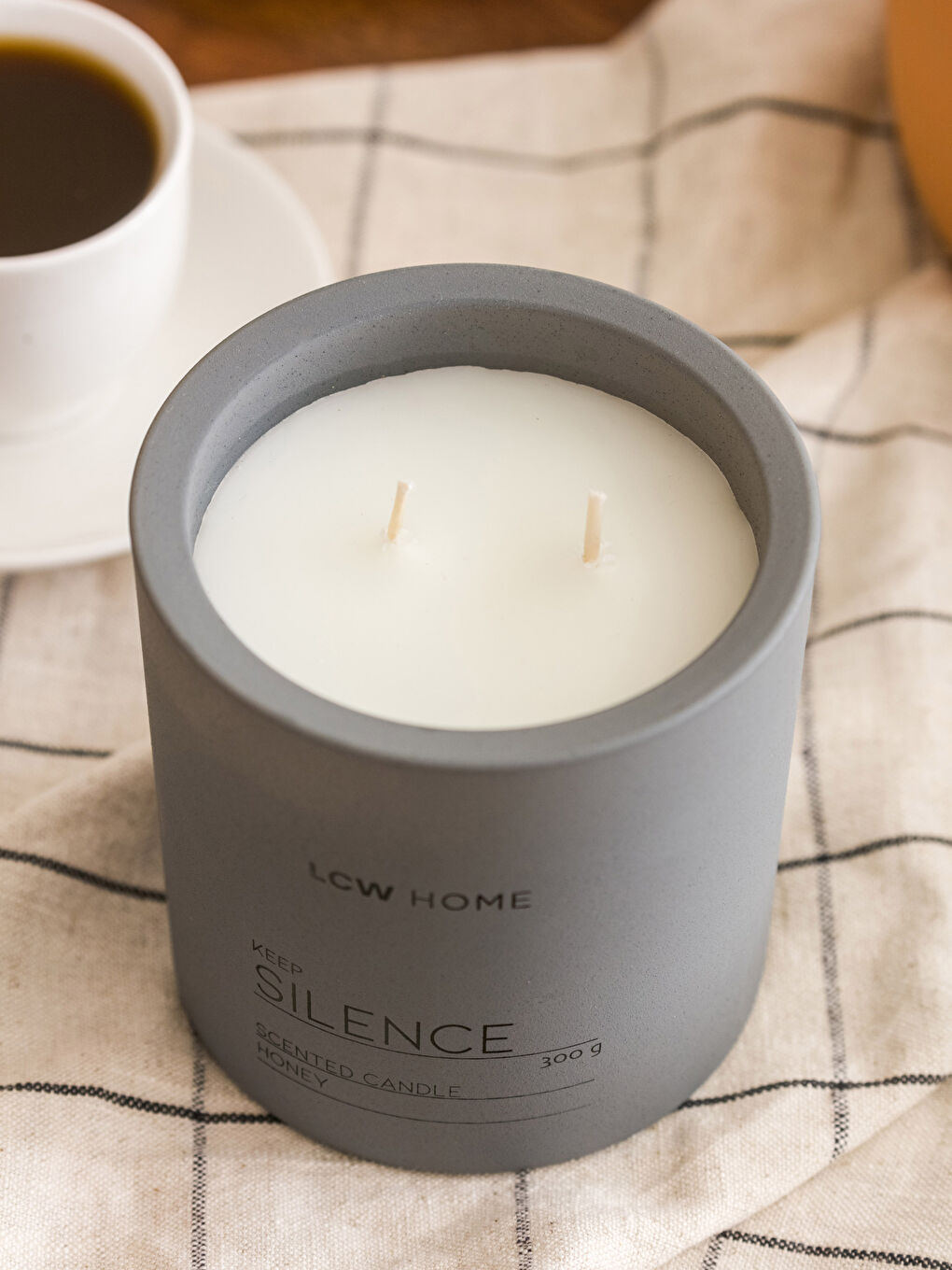 Printed Scented Decorative Glass Candle 300 Gr-2