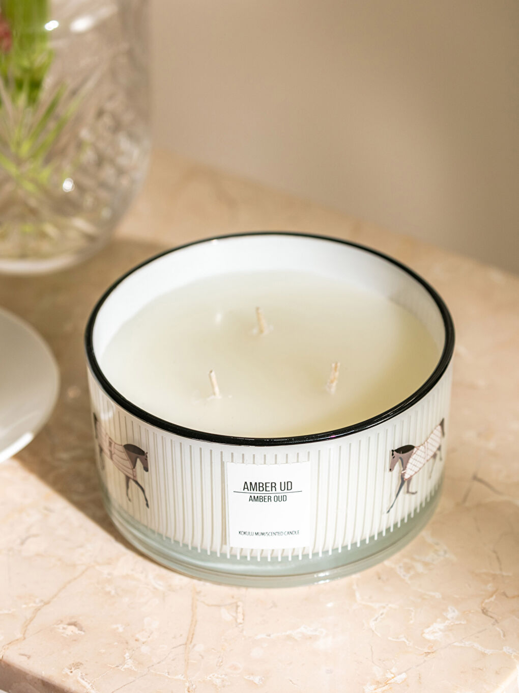 Karışık Amber Kokulu Dekoratif Mum 270 g-2