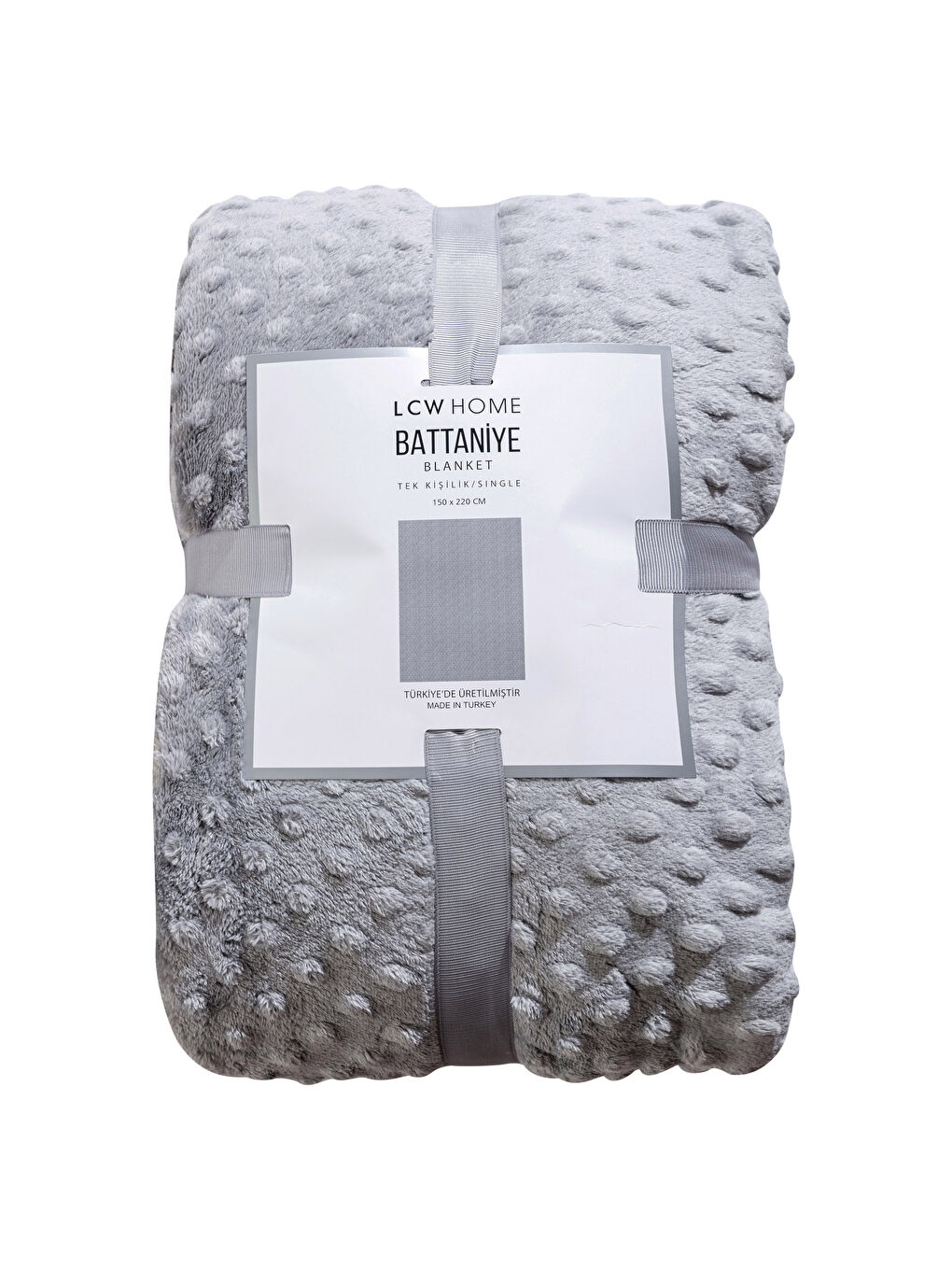 Велсофт бүршік өрнекті бір кісілік көрпе жамылғысы 150x220 см-4