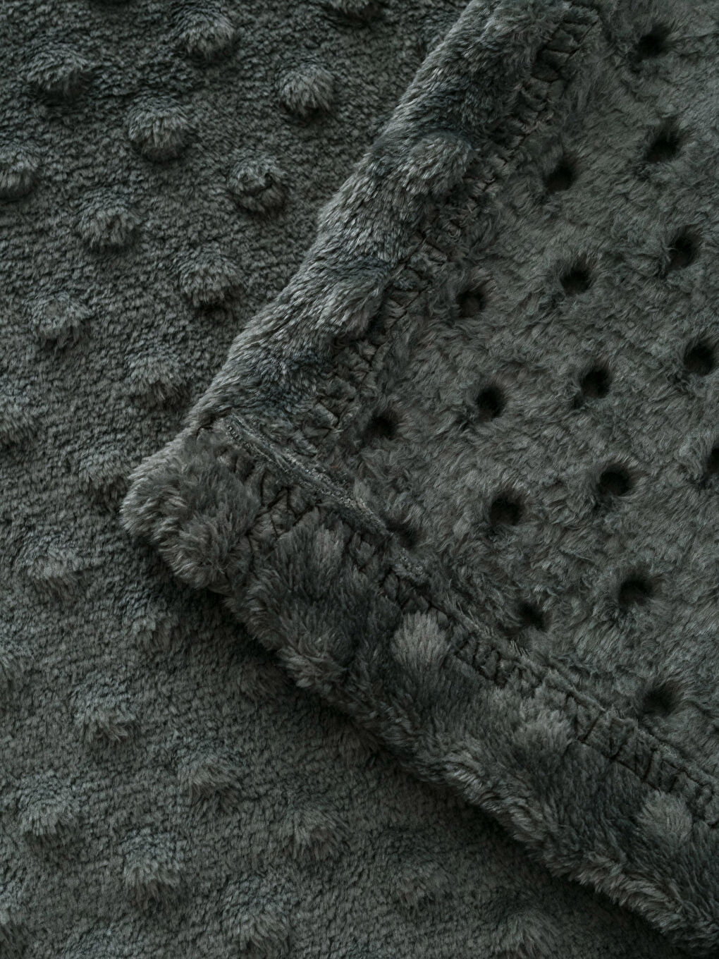 Haki Welsoft Tomurcuk Desenli Tek Kişilik Battaniye 150x220 cm-3