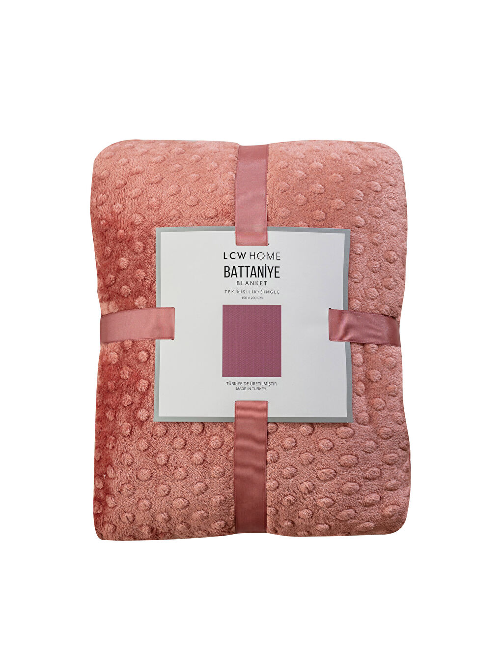 Велсофт бүршік өрнекті бір кісілік көрпе жамылғысы 150x220 см-4