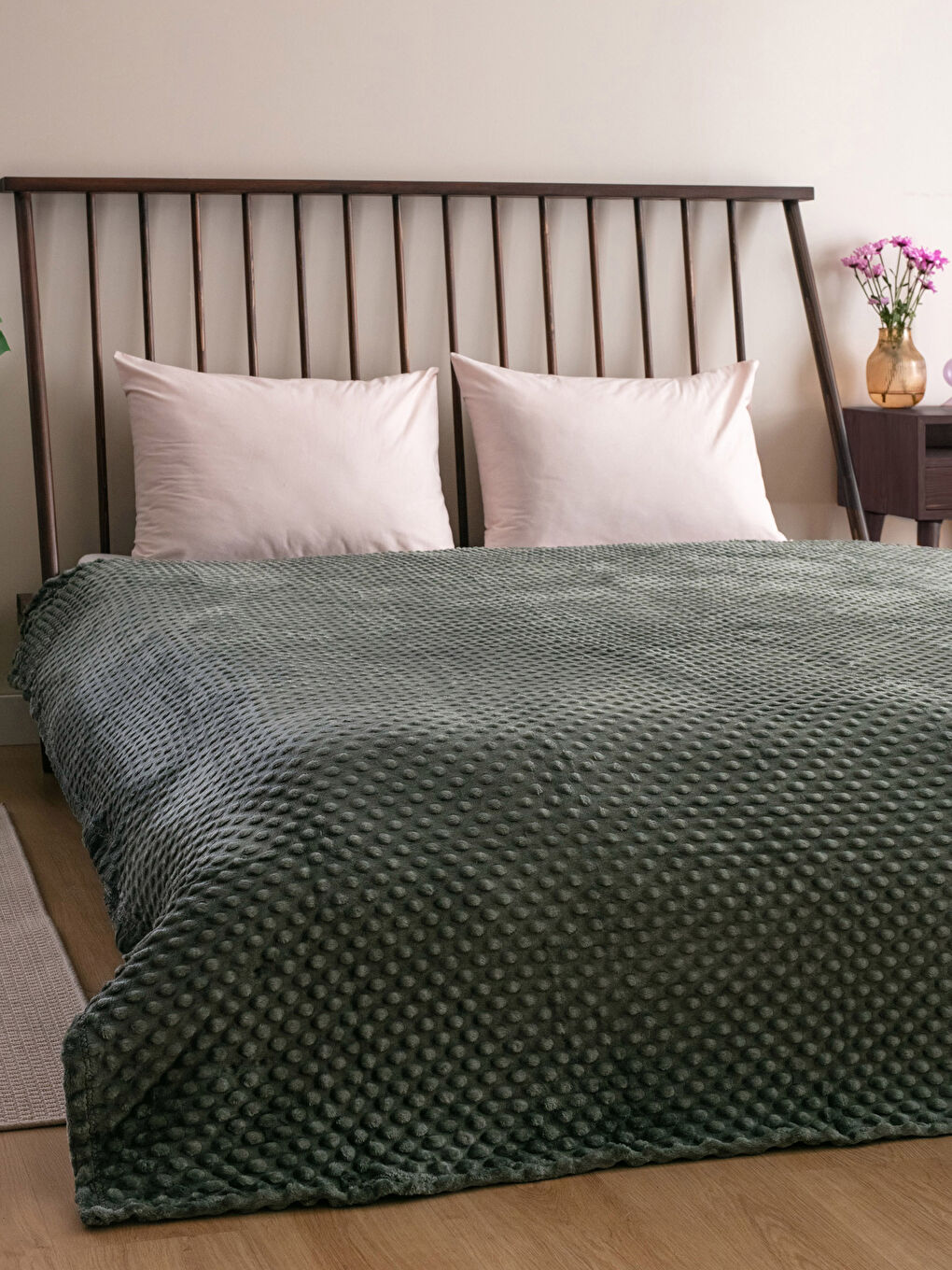 Double Self Patterned Blanket 200x220 Cm