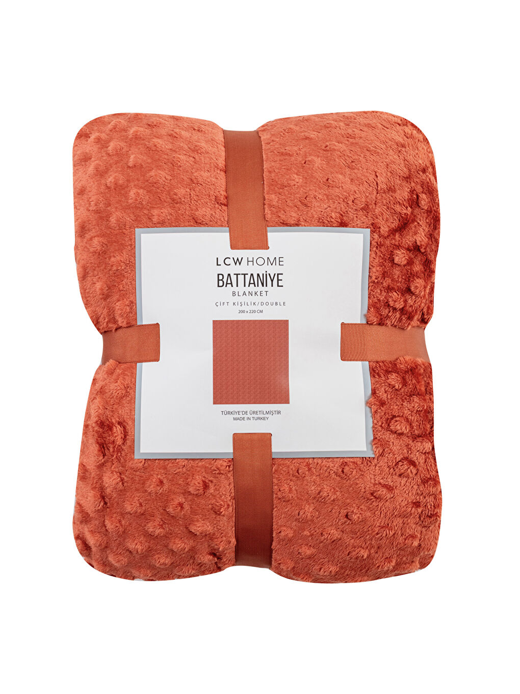 بطانية مزدوجة سادة 200x220 سم-4