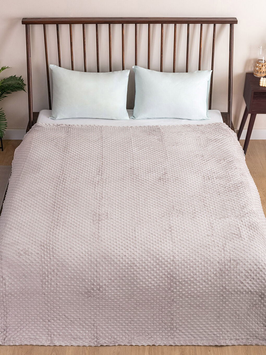 LCW HOME Doppelte Selbstgemusterte Decke 200x220 Cm -W2AQ49Z8-D6H