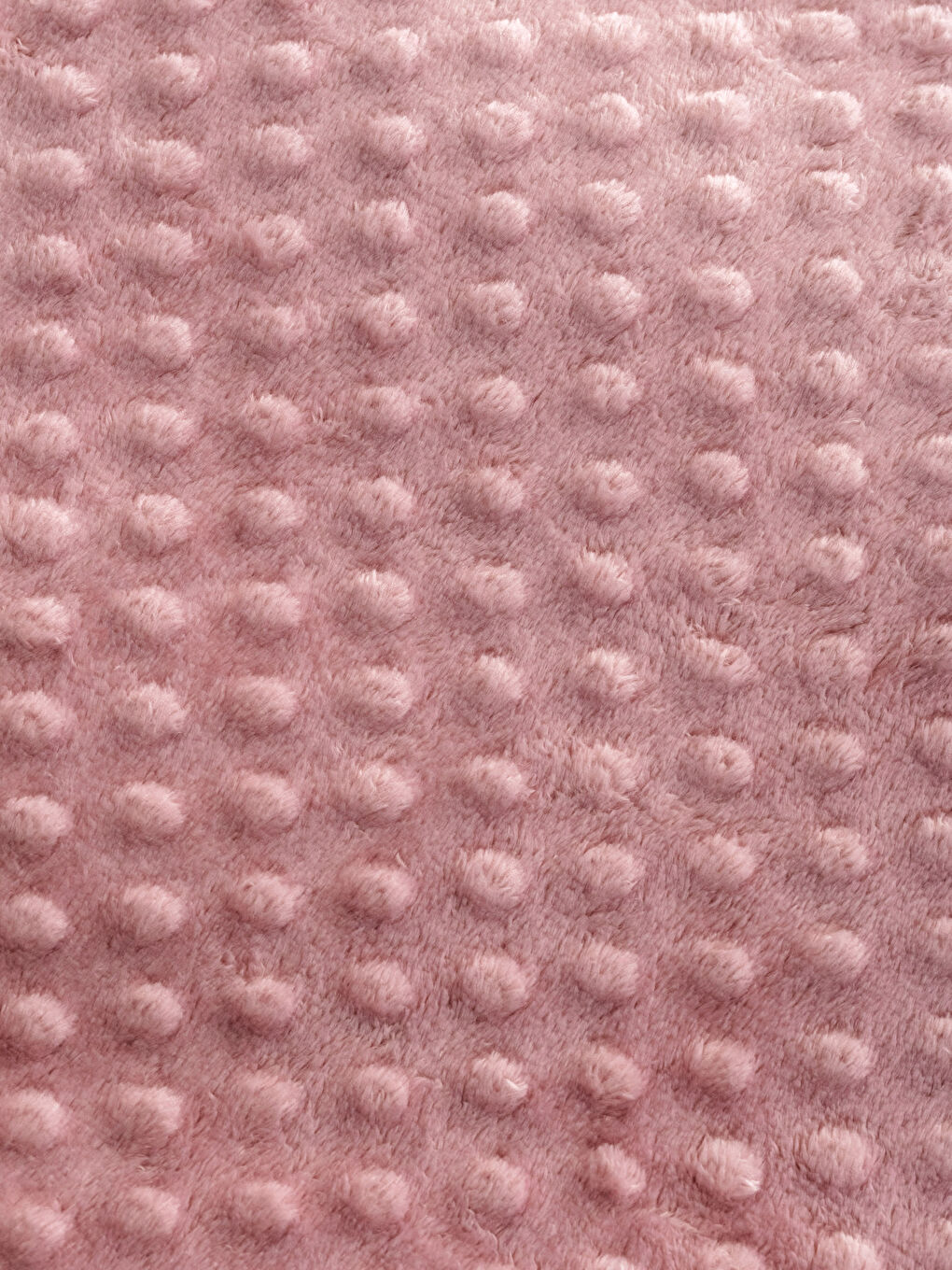 Pembe Çift Kişilik Kendinden Desenli Battaniye 200x220 cm-2