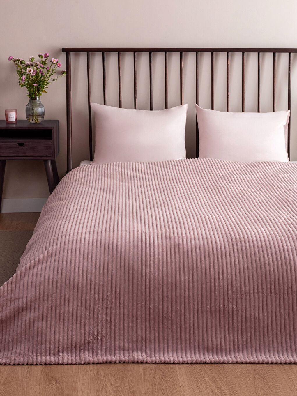 Wellsoft Corduroy Double Blanket 200x220 Cm
