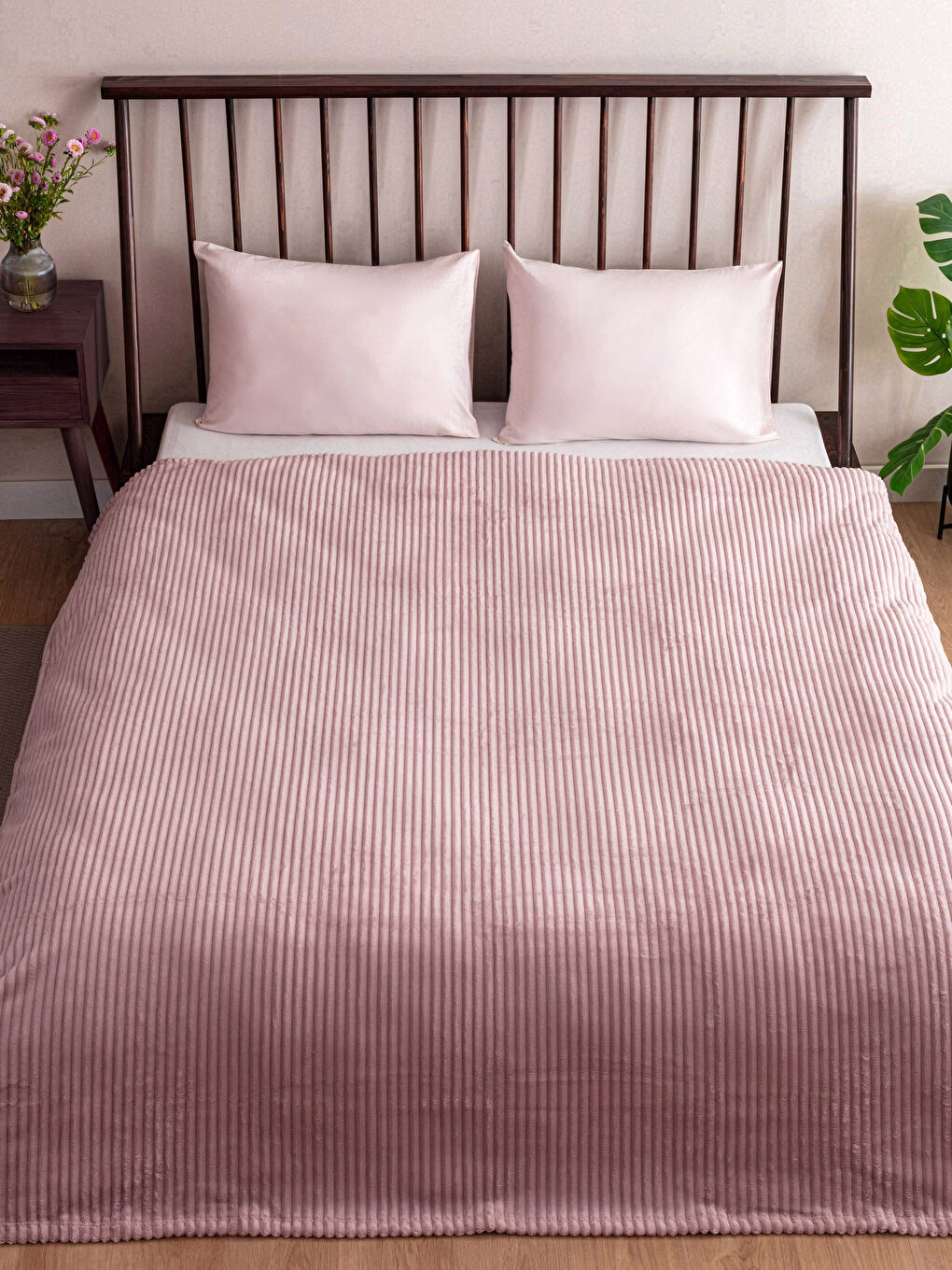 Wellsoft Corduroy Double Blanket 200x220 Cm-1