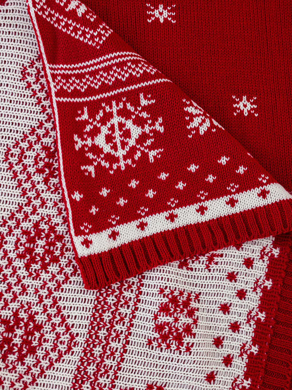 Karışık Yılbaşı Temalı Tek Kişilik Triko Battaniye 100x150 cm-2