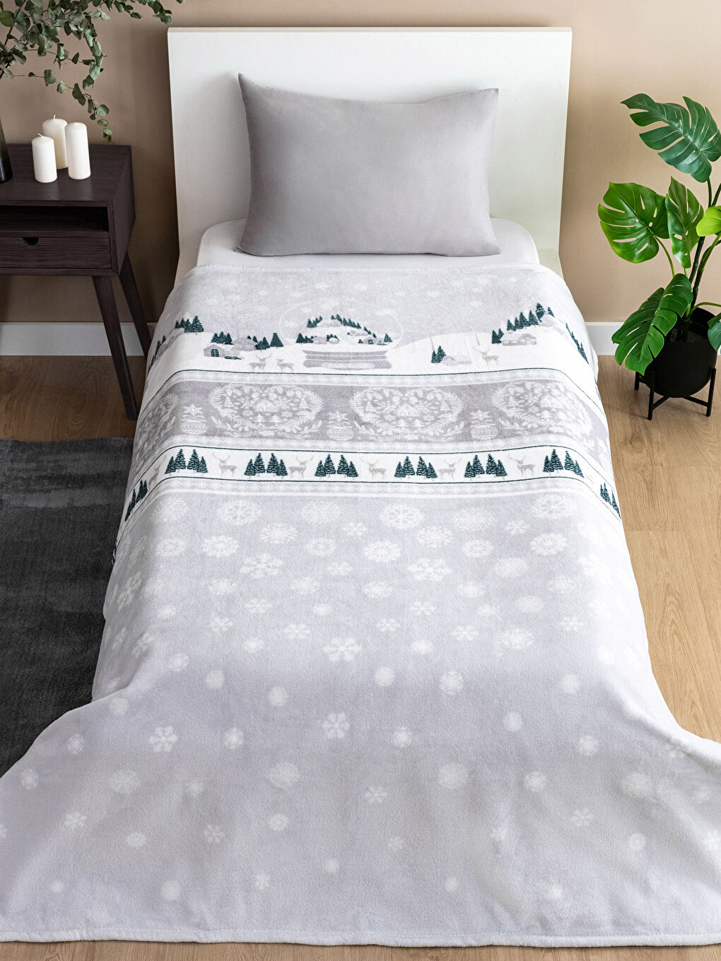 Patterned Wellsoft Single Blanket 150x220 Cm-1