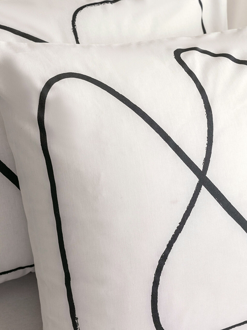 LCW HOME طقم غطاء لحاف مزدوج قطن مطبوع منسوج -W2AV68Z8-LQJ
