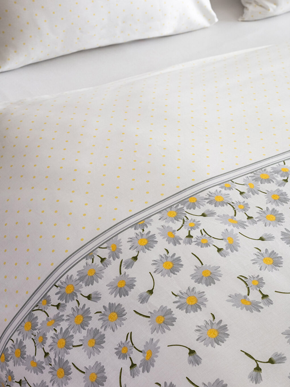 Floral Pattern Woven Double Duvet Cover Set-4