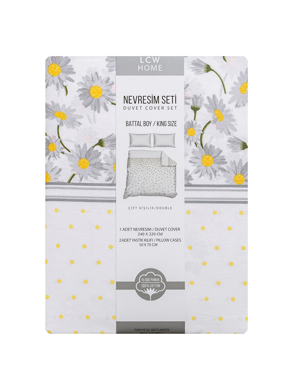 Floral Pattern Woven Double Duvet Cover Set-6