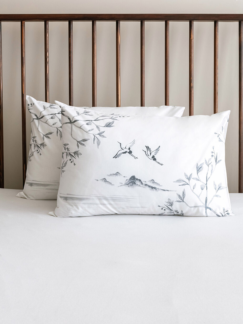 طقم غطاء لحاف مزدوج منسوج مُزهر مطبوع-2