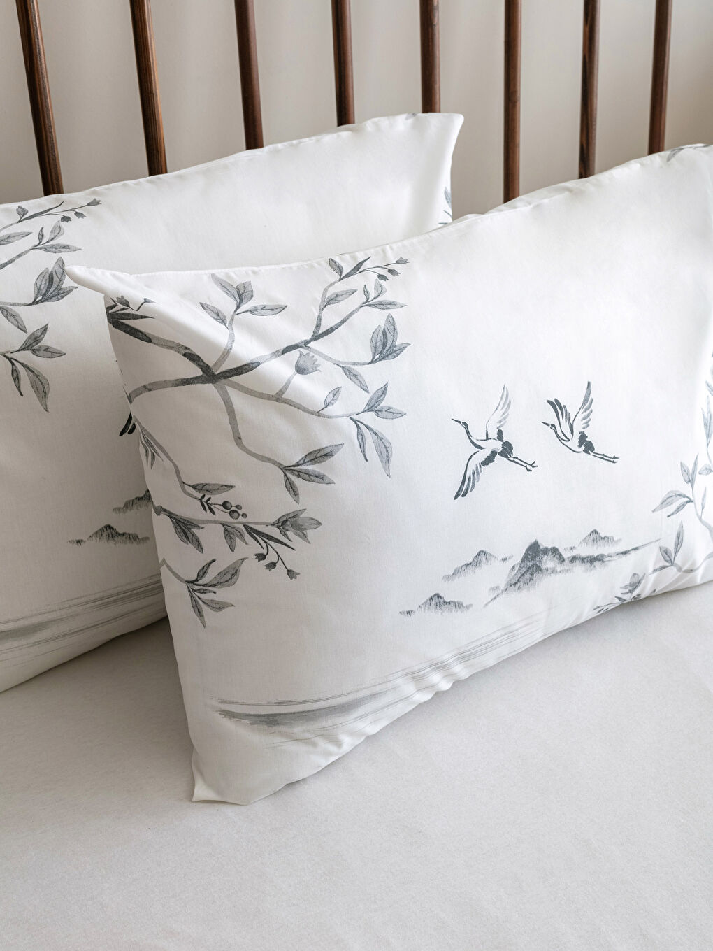 طقم غطاء لحاف مزدوج منسوج مُزهر مطبوع-3