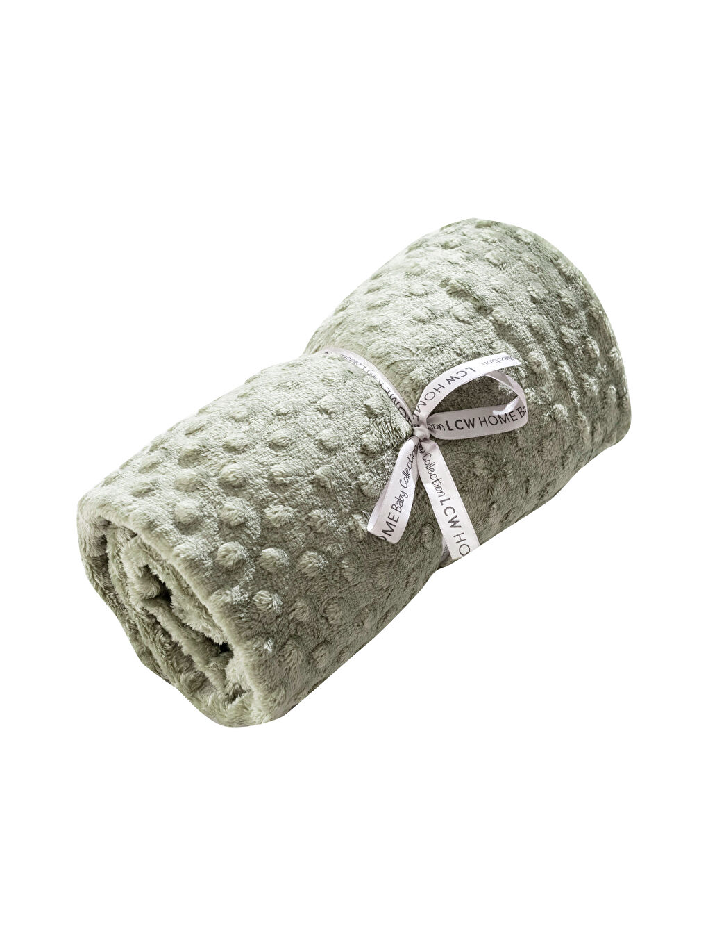 Yeşil Tomurcuk Desenli Wellsoft Bebek Battaniye 90x110 cm-4