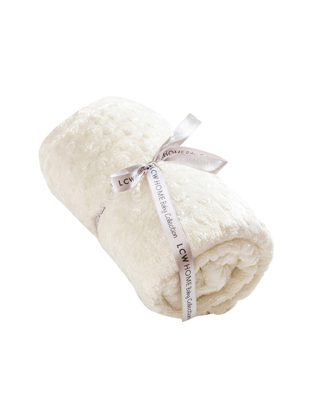 Ekru Tomurcuk Desenli Wellsoft Bebek Battaniye 90x110 cm-4