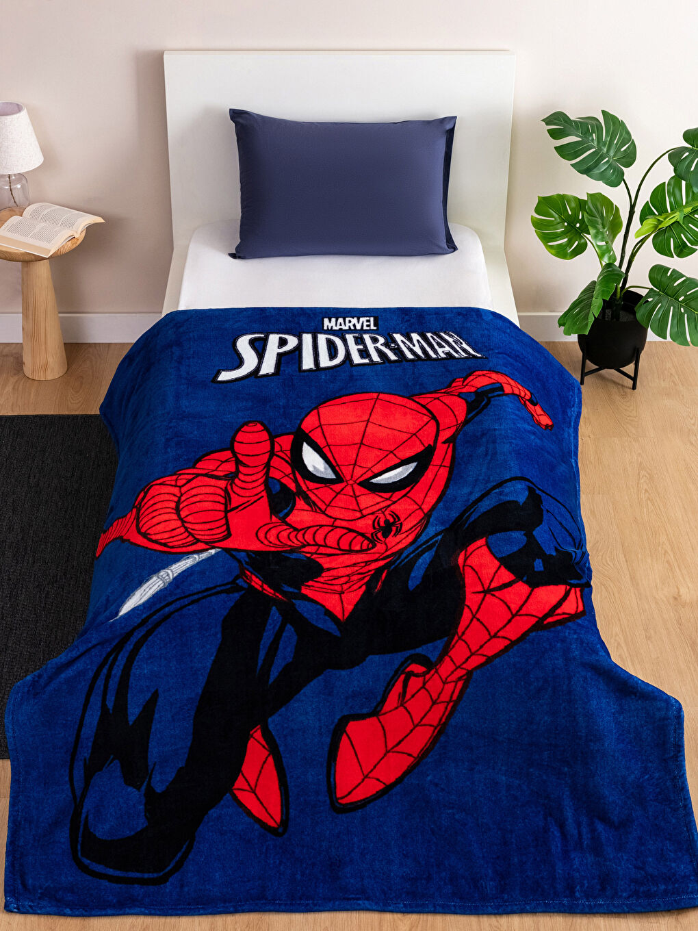 Παιδική Κουβέρτα Wellsoft Spiderman Licensed 150x200 Cm-1