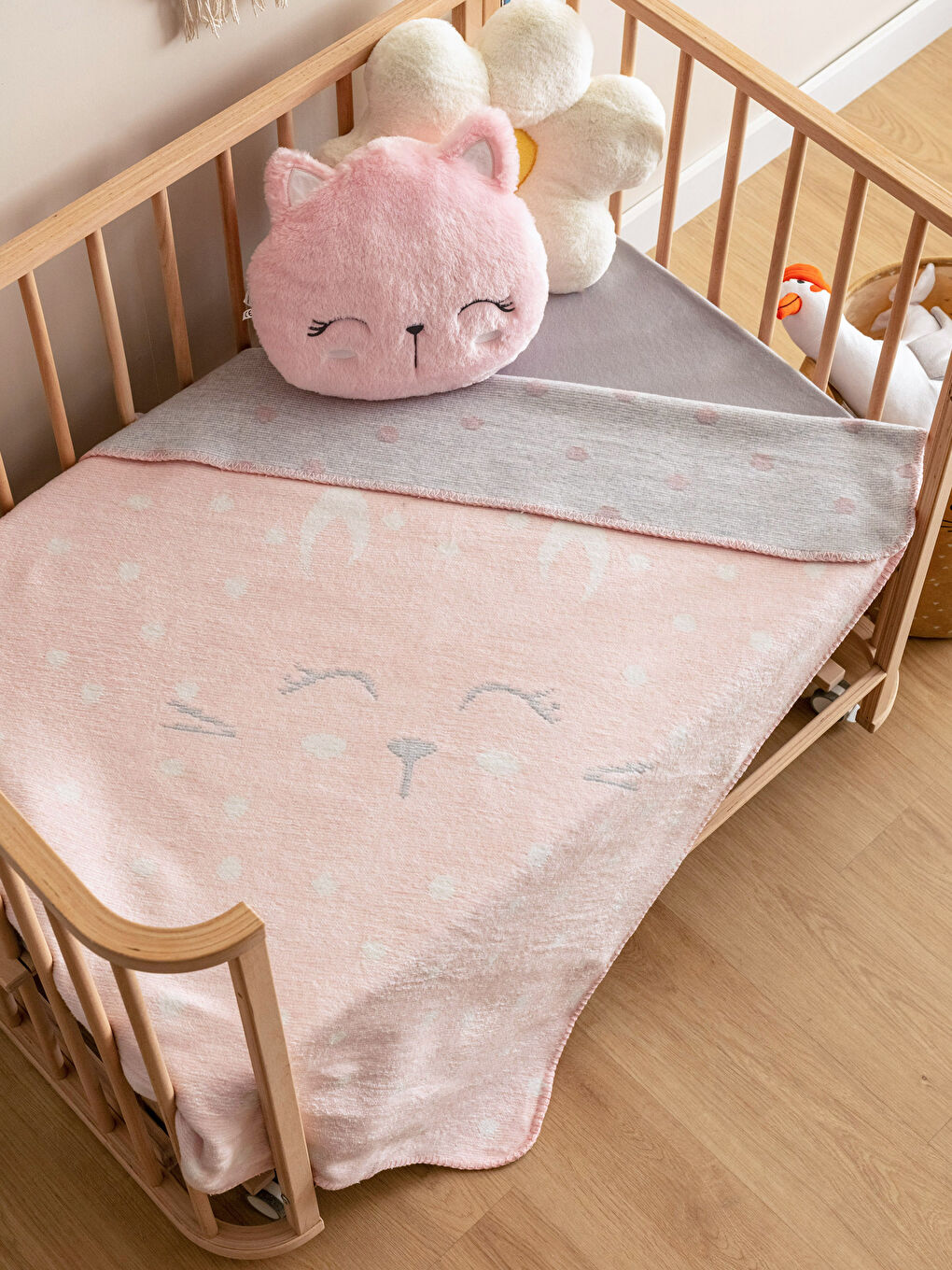 Karışık Desenli Bebek Battaniye 100x120 cm-1