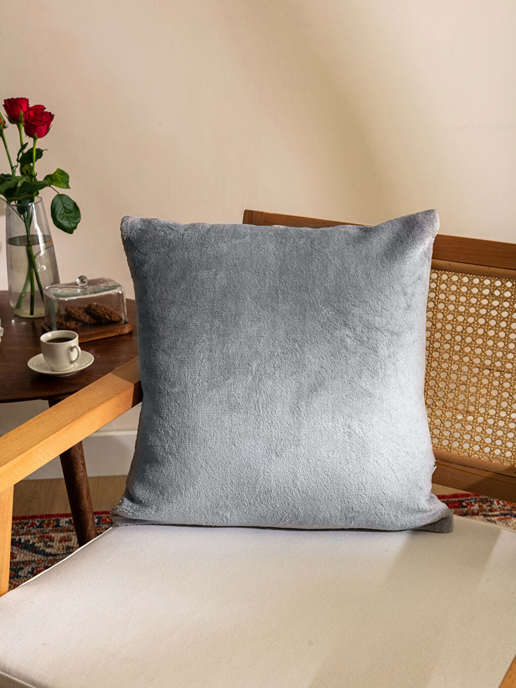 وسادة زينة محشوة ويلسوفت عادية 45x45 سم