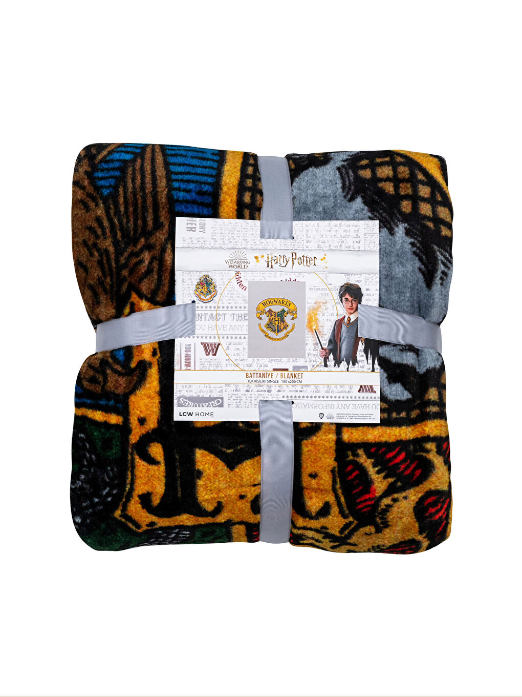 Лицензирано единично одеяло Хари Потър 150x200 см-4