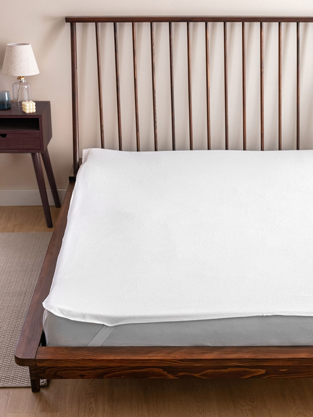 LCW HOME واقي مرتبة مزدوج مقاوم للماء 160x200 سم -W2BM69Z8-J5E