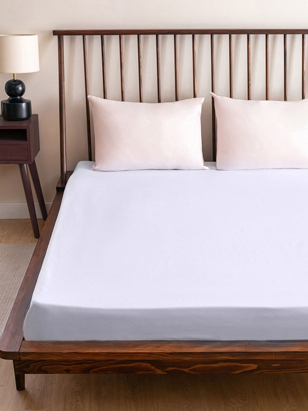 Drap Housse Double en Coton Standard 180x200x30 Cm