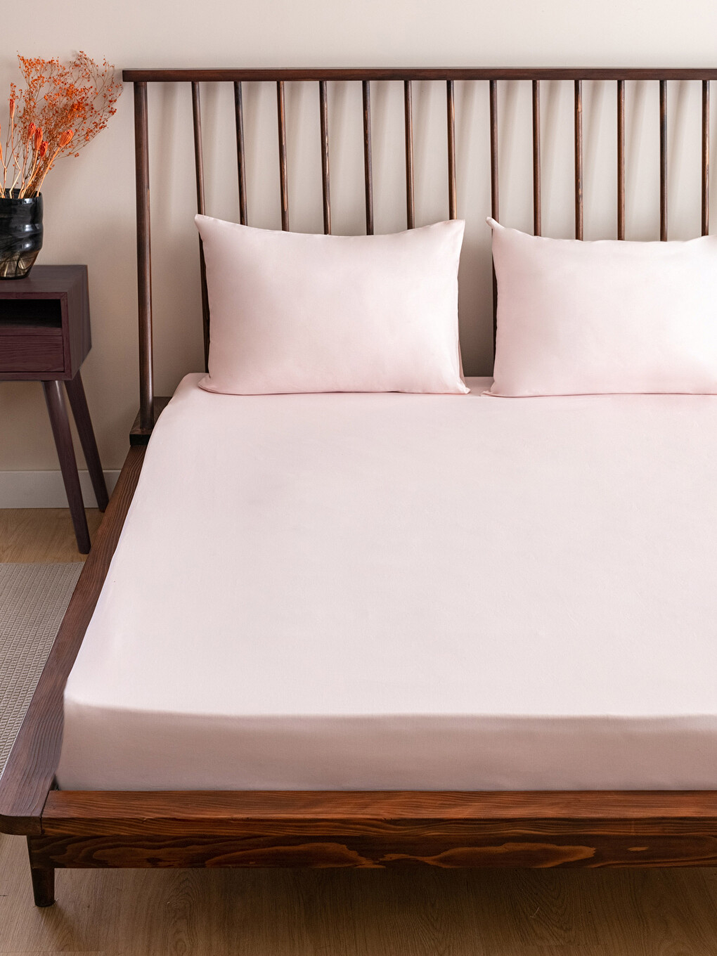 Reguläres Baumwoll-Spannbettlaken Doppelbett 180x200x30 cm