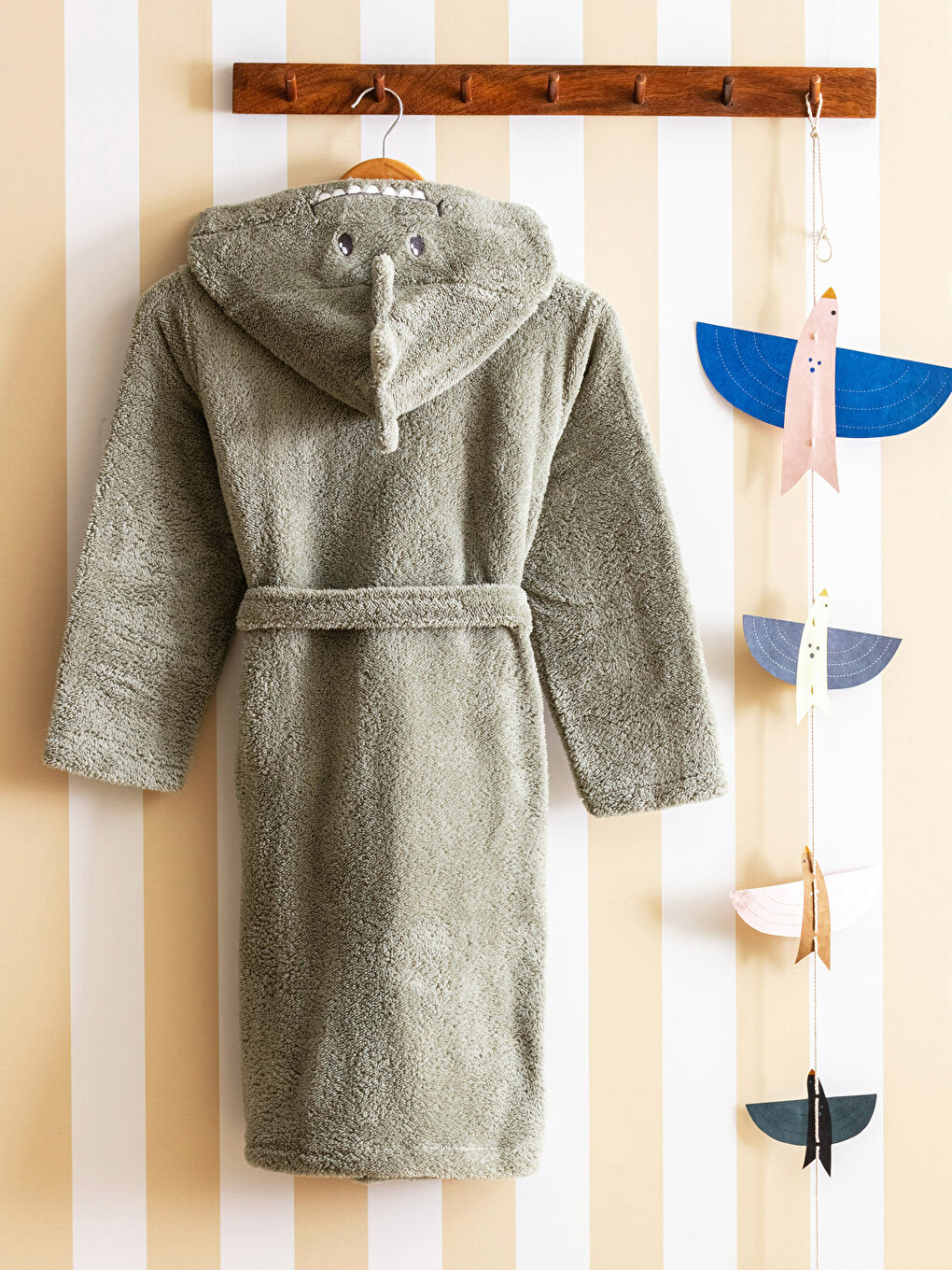 LCW HOME Long Sleeve Wellsoft Boy Dressing Gown -W2BP02Z4-GNZ