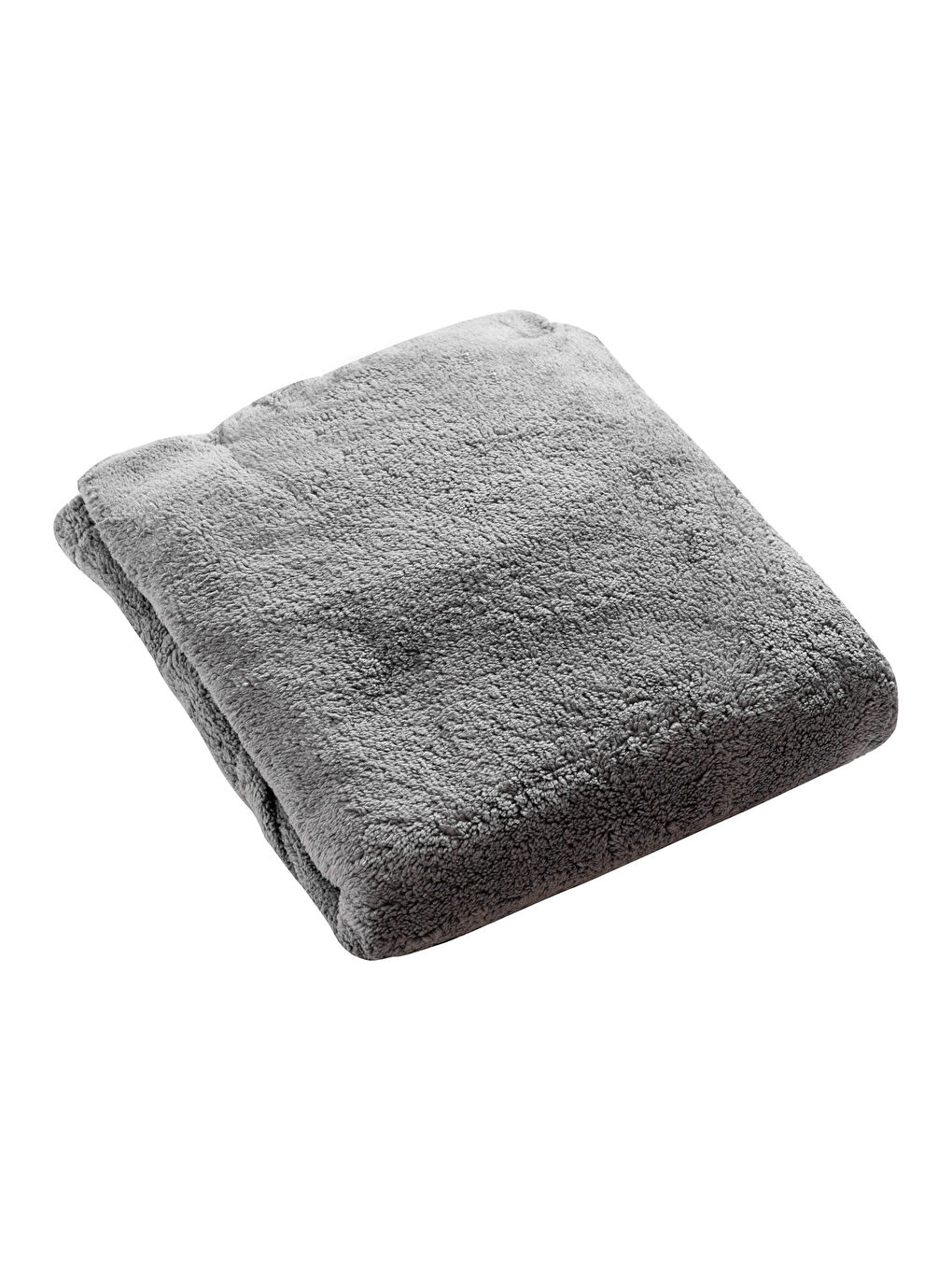LCW HOME Gri Wellsoft Kapüşonlu Unisex Giyilebilir Battaniye - 4