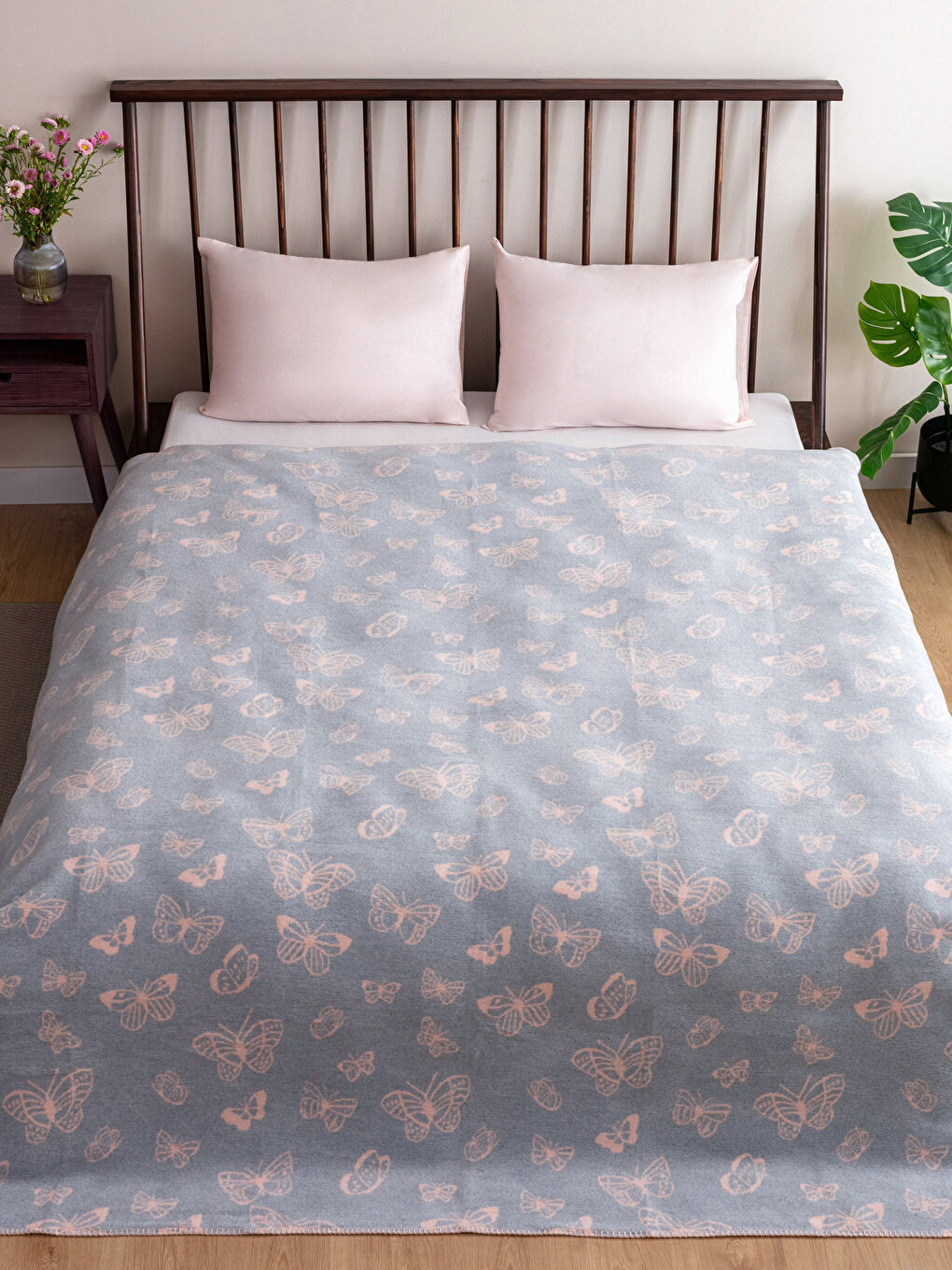 بطانية مزدوجة منقوشة 200x220 سم-1