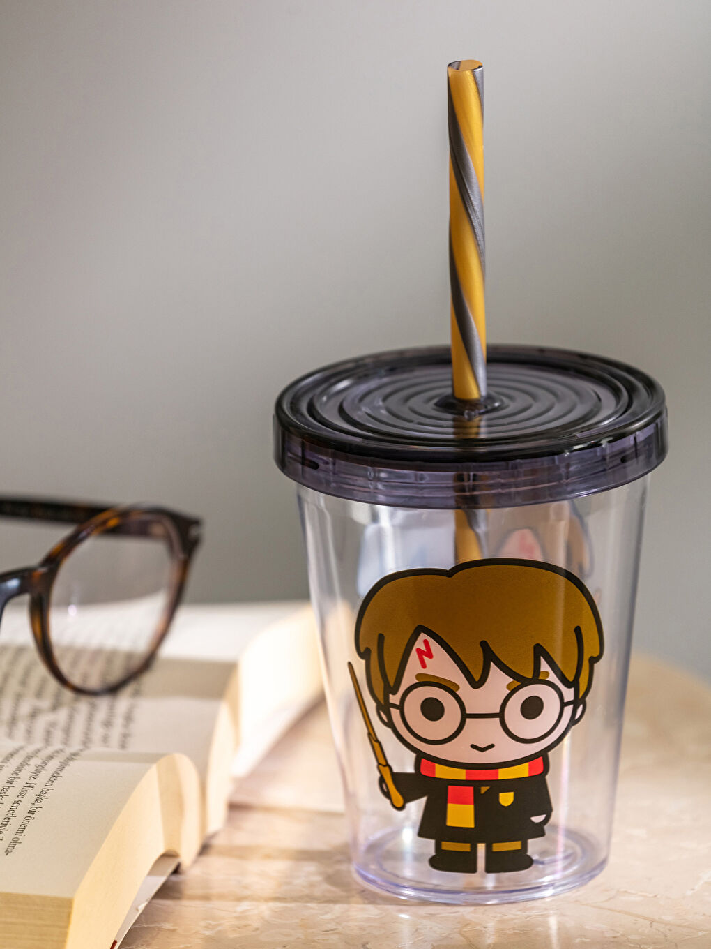 LCW HOME Harry Potter Licensed Straw Glass 450 Ml -W2CQ95Z4-F9C