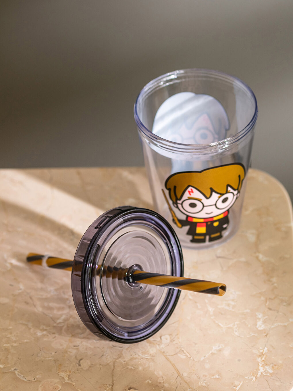 LCW HOME Harry Potter Licensed Straw Glass 450 Ml -W2CQ95Z4-F9C