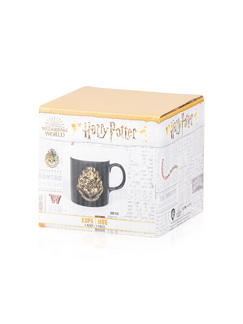 Sarı Harry Potter Lisanslı Seramik Kupa 320 ml-2