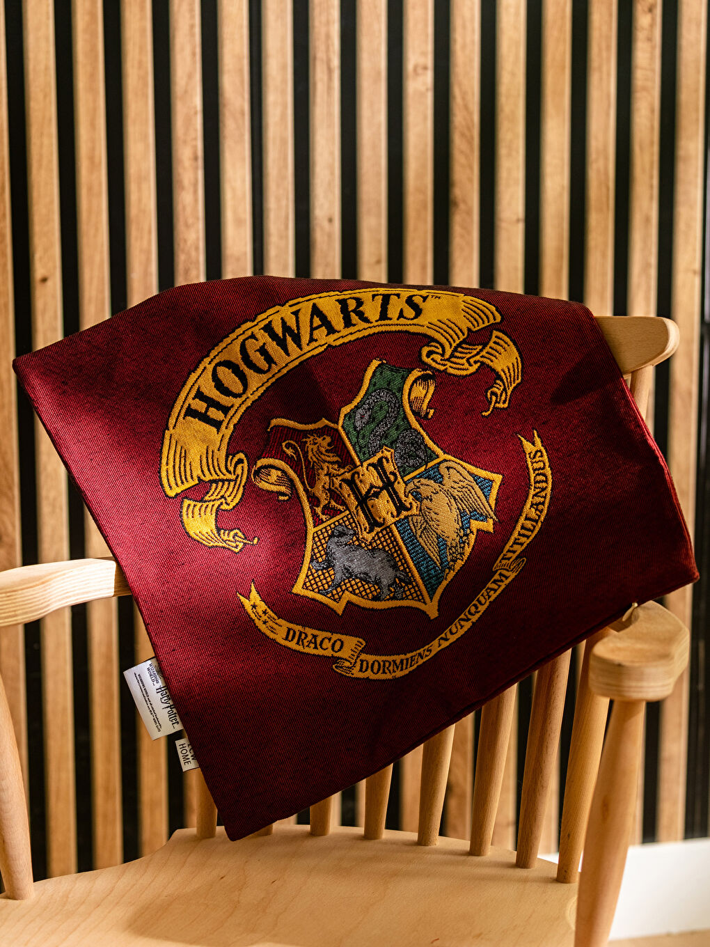 Karışık Harry Potter Lisanslı Jakarlı Kırlent Kılıfı 45x45 cm-1
