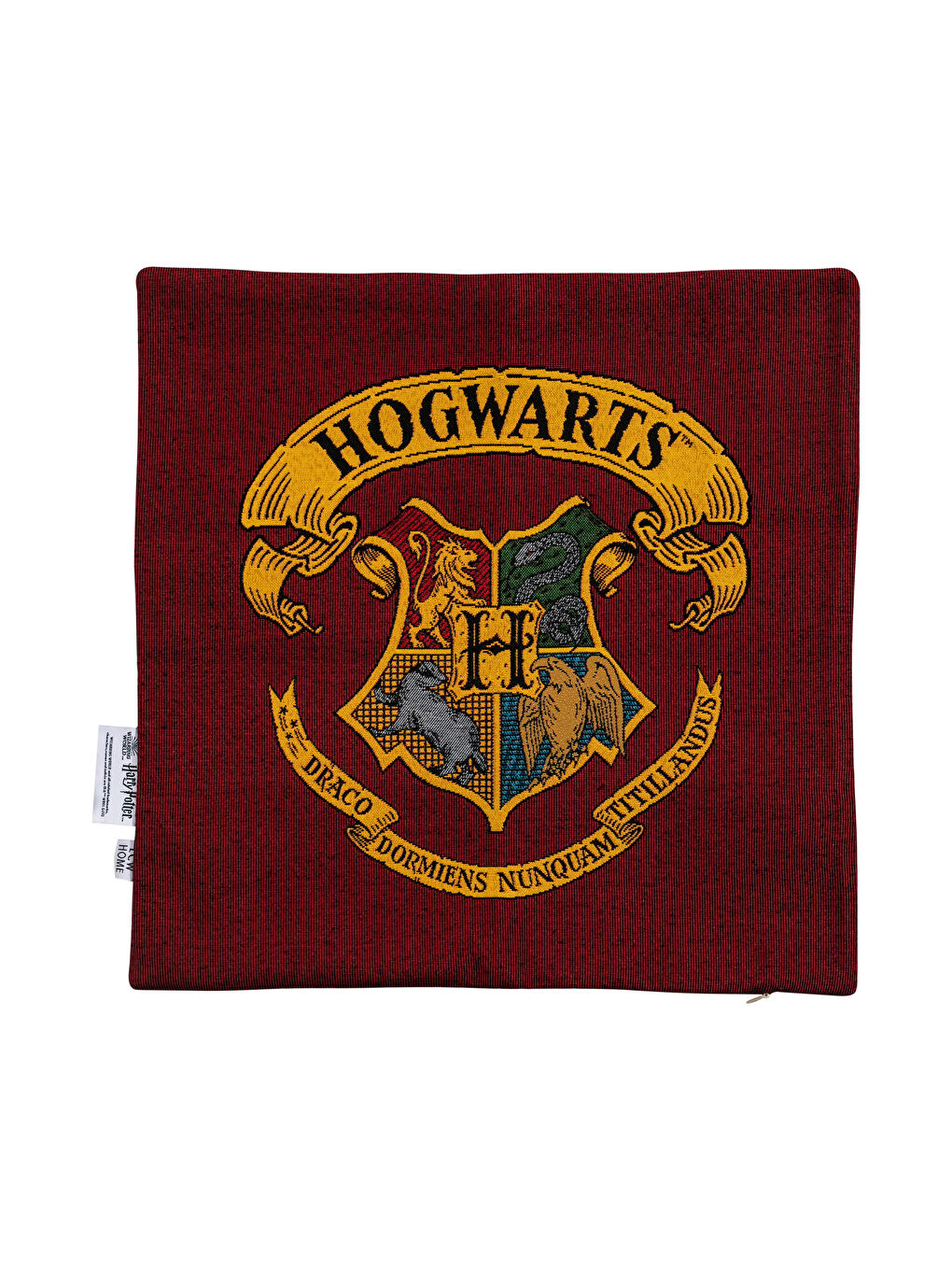 Karışık Harry Potter Lisanslı Jakarlı Kırlent Kılıfı 45x45 cm-4