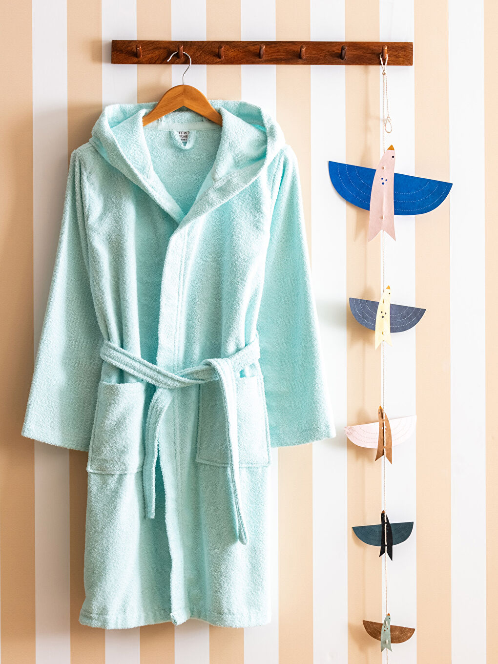 برنص حمام للبنات بكابوش قطن