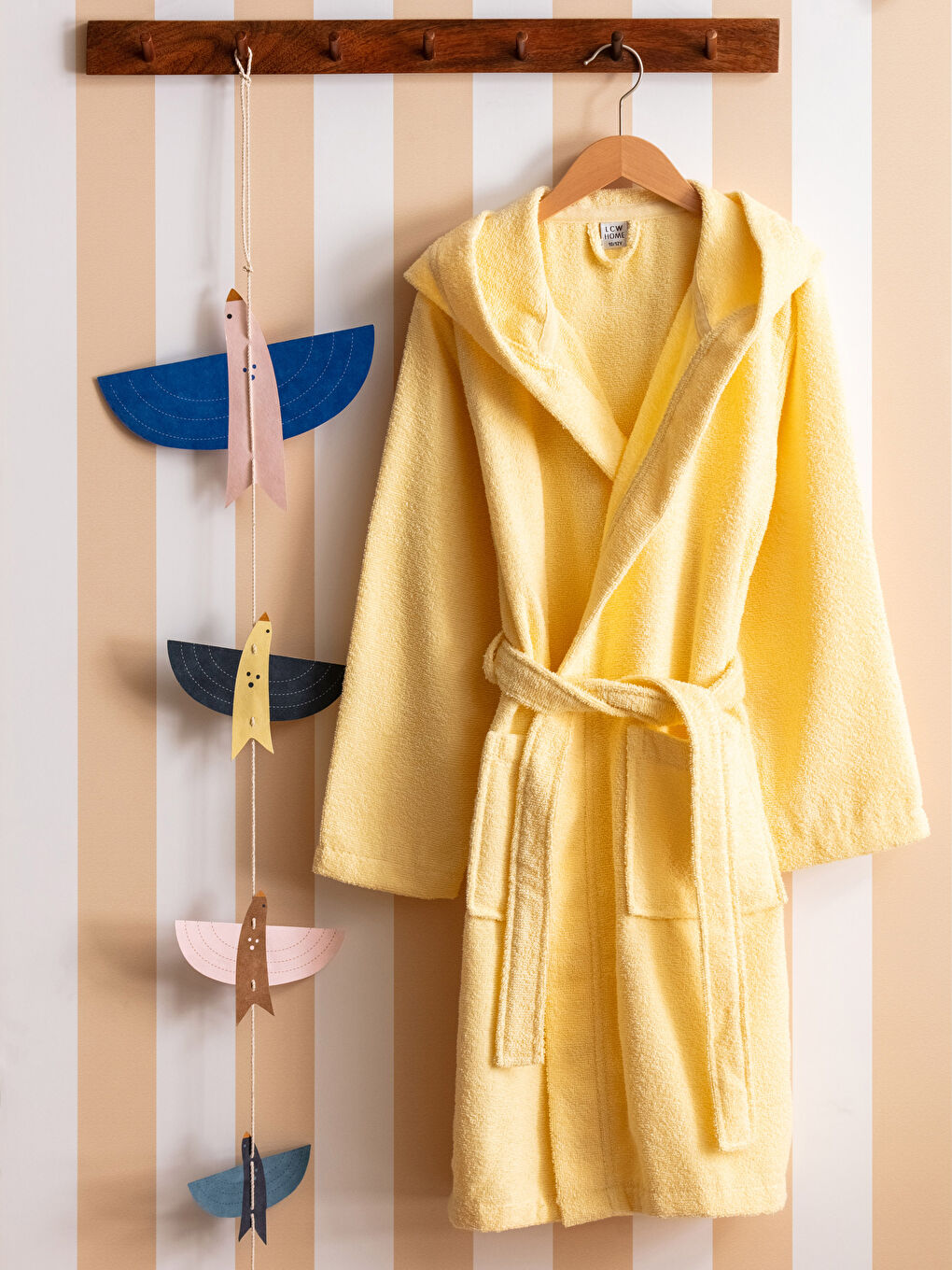 Peignoir de Bain en Coton pour Filles à Capuche