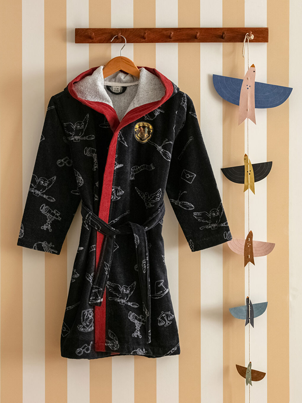 LCW HOME Harry Potter Licensed Boy's Hooded Bathrobe -W2DJ09Z4-F9C
