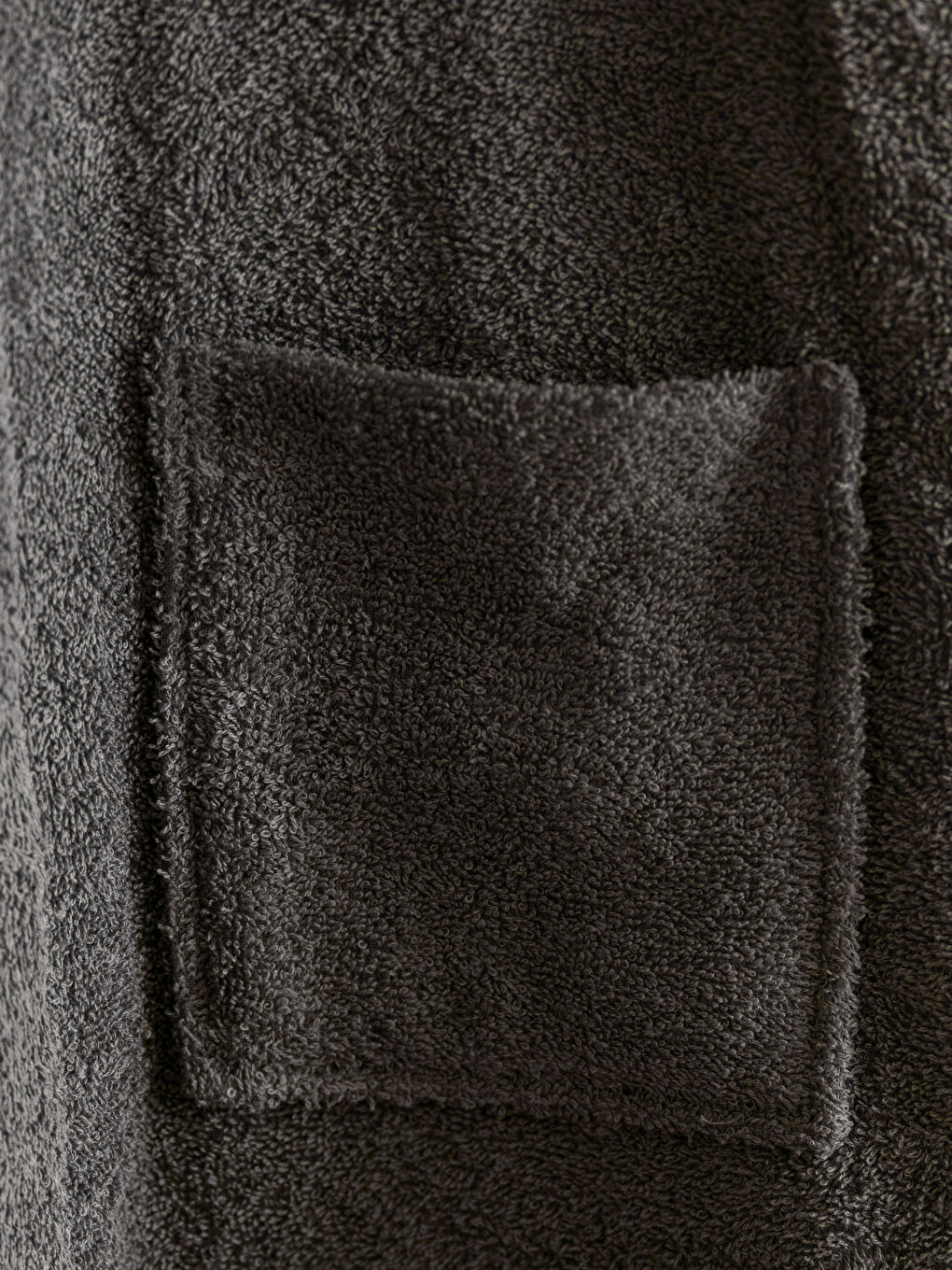 Gri Kapüşonlu Mickey Mouse Nakışlı Erkek Bebek Bornoz-4