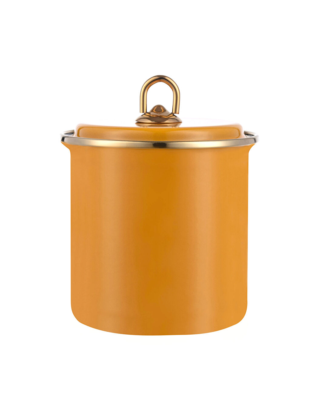 Sarı Kapaklı Saklama Kabı 12 cm-4