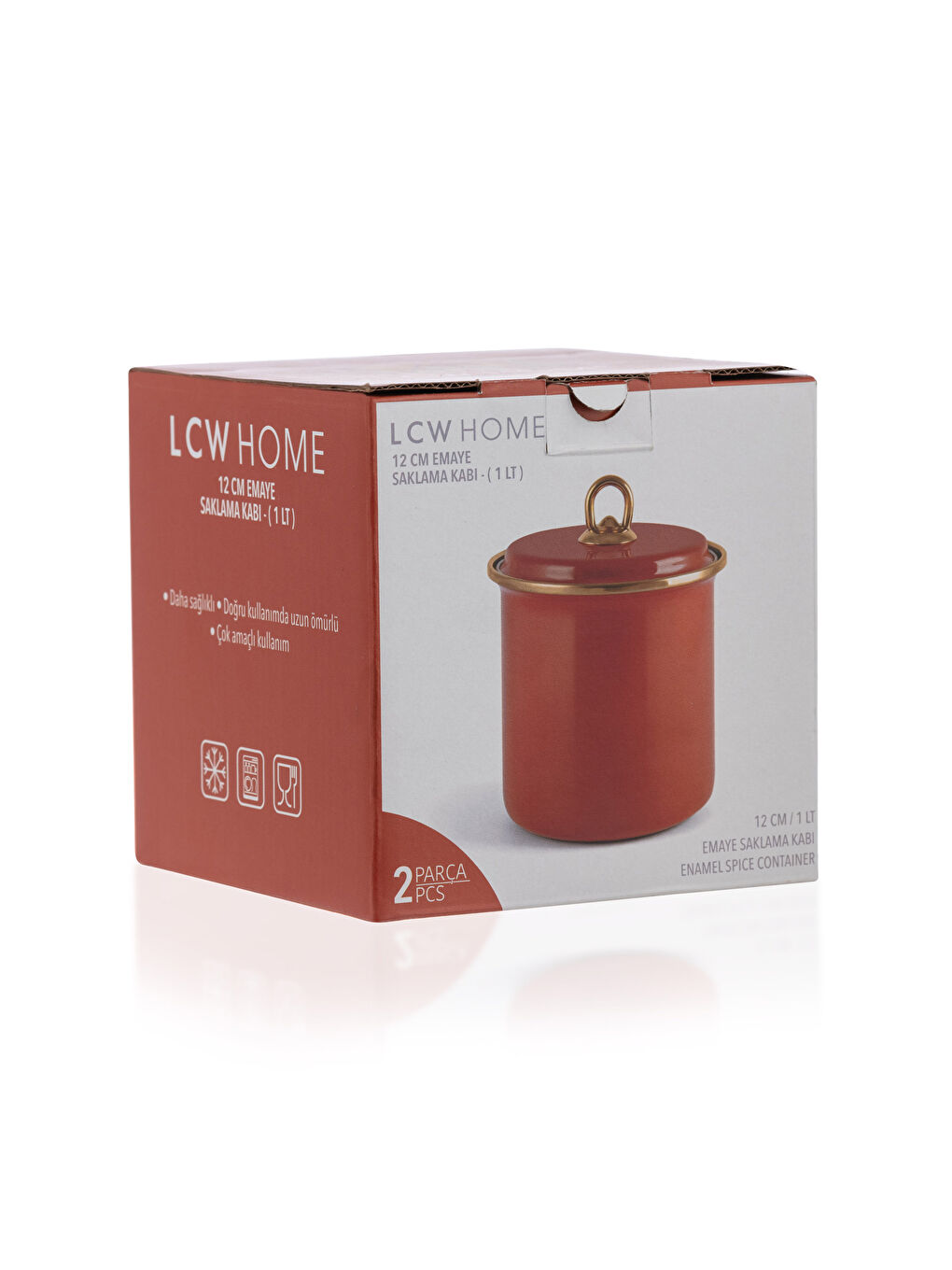 LCW HOME Lid Storage Container 12 Cm -W2DK91Z8-SJB