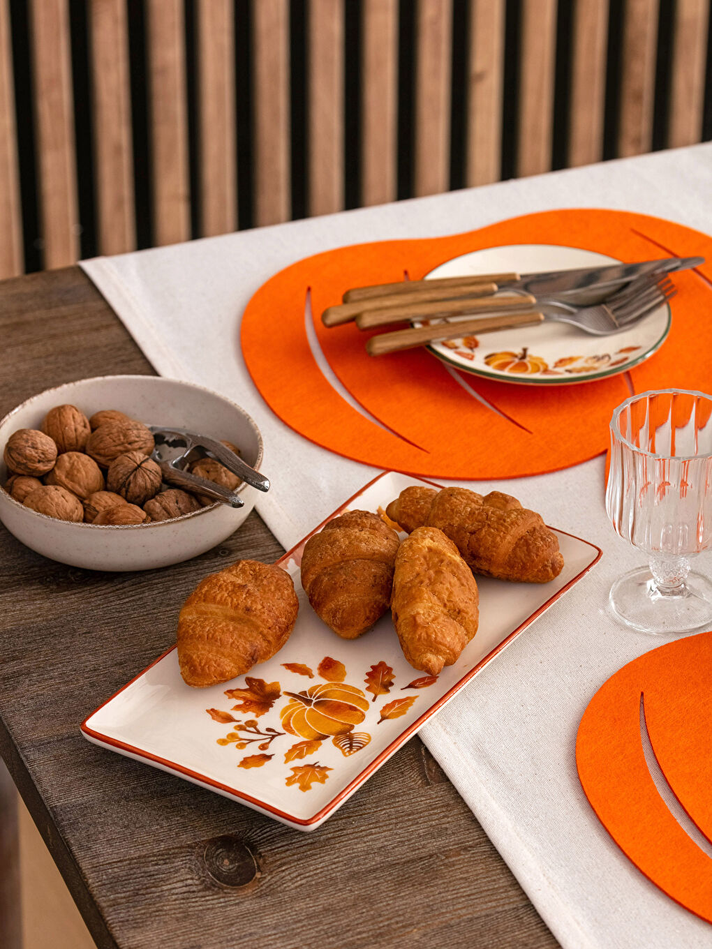 Karışık Baskılı Seramik Sunum Tabağı 28x15 cm