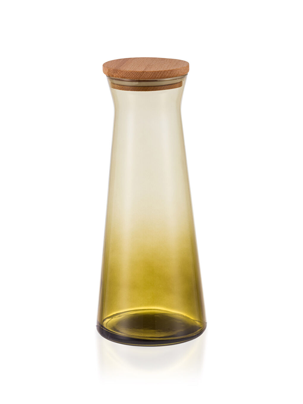 LCW HOME Stakleni bokal sa drvenim poklopcem 1100 ml -W2DL14Z8-LS7