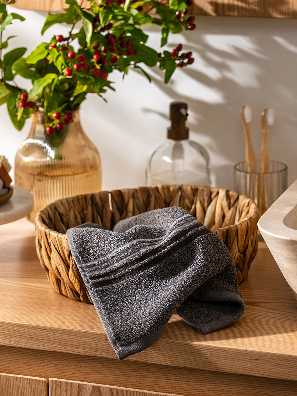 فوطة يد مخططة 30x50 سم