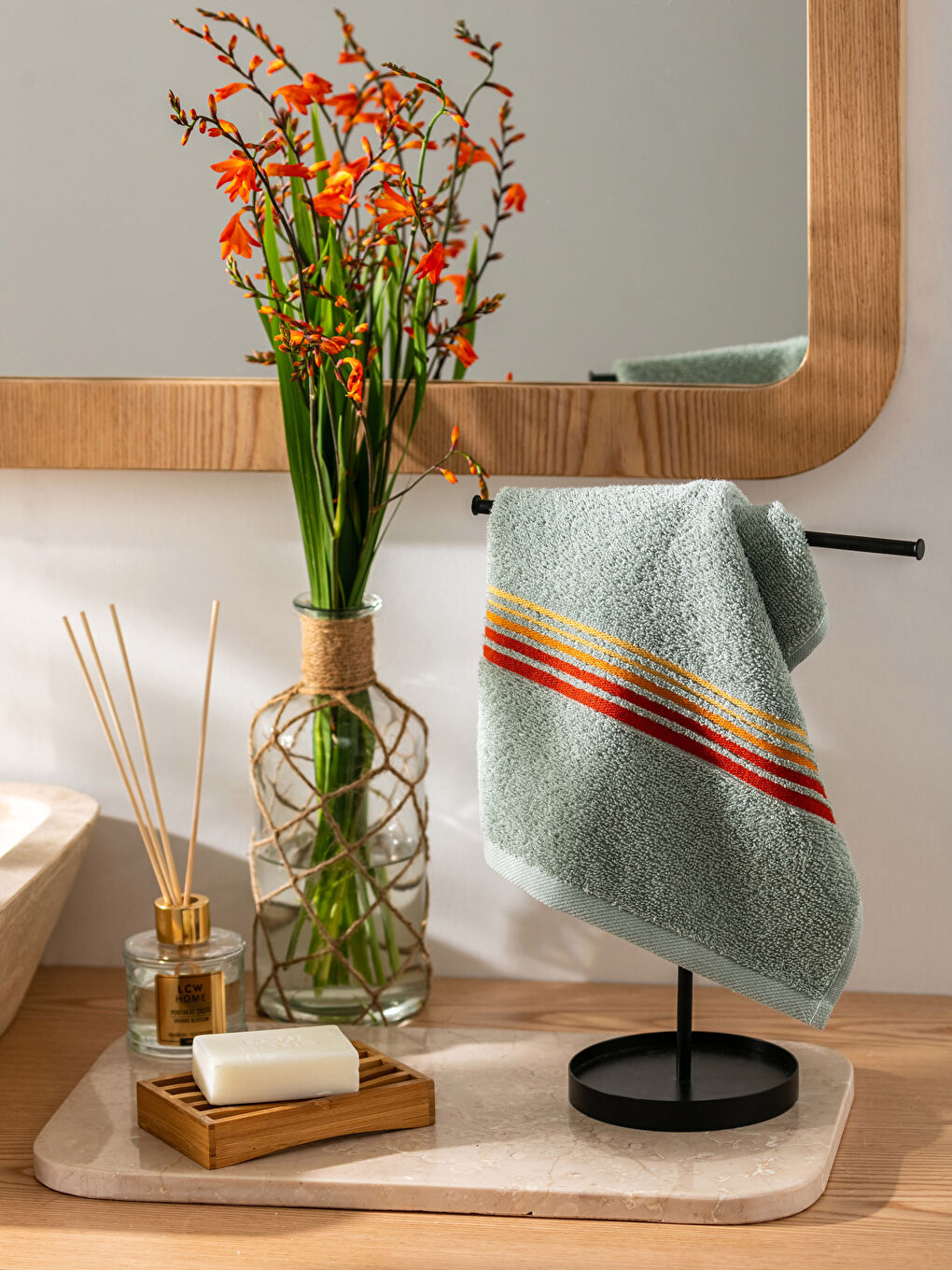 Prosop de mâini vărgat 30x50 cm