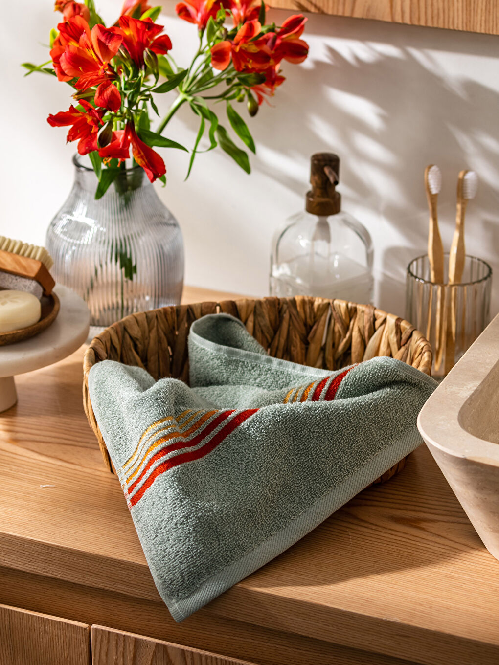 Prosop de mâini vărgat 30x50 cm-1